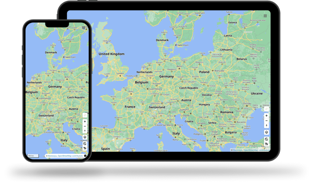 Mockups iphone ipad maps 2
